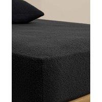 M&S Borg Cosy Deep Fitted Sheet Slate
