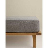 M&S Borg Cosy Deep Fitted Sheet Marble