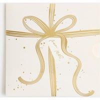 M&S Gold Bow Gift Card No Colour