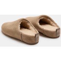 M&S Back Tab Mule Slippers Sand