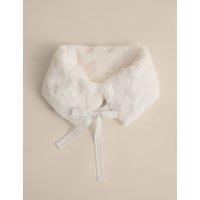 M&S Supersoft Faux Fur Heat Pad Cream