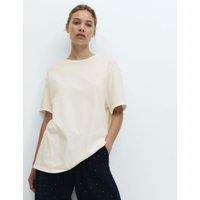 M&S Pure Cotton Pyjama Top Beige