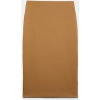 M&S Jersey Midi Pencil Skirt Neutral