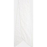 M&S Textured Skinny Scarf Ivory