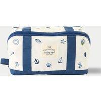 The Flat Lay Co. Makeup Box Bag Navy