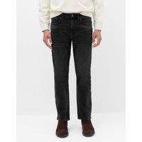M&S Straight Fit Authentic Stretch Jeans Black Mix