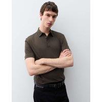 Autograph Pure Supima Cotton Polo Shirt Dark Taupe