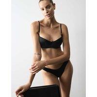 Autograph Silk Wired Balcony Bra A-E Black
