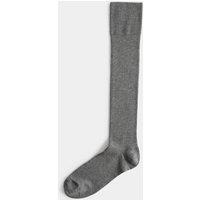 M&S Supersoft Ribbed Knee High Socks Grey