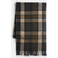 M&S Checked Scarf Bronze Mix