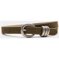 M&S Leather Buckle Jeans Belt Olive