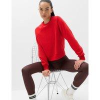 Goodmove Cotton Rich Crew Neck Sweatshirt Poppy