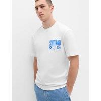 M&S FIFA World Cup 26 Classics Scotland T-Shirt White