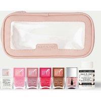 Nails Inc. Plump And Glow 8-Piece Peptide-Infused Nail Polish Set No Colour