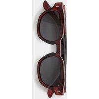 M&S Chunky Polarised Sunglasses Red