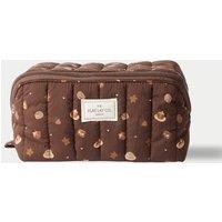 Flat Lay Co Marshmallow Flat Lay Makeup Box Bag Faded Orange