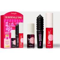 BENEFIT The Beneville Times Benetint Lip Tint Limited Edition Beneglaze Lip Gloss & Mascara Trio Gift Set No Colour