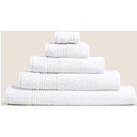 M&S Set of 2 Egyptian Cotton Towels White