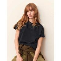 Per Una Pure Cotton T-Shirt Black
