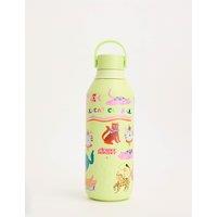 Chilly's Animal Print Insulated Water Bottle Lime Mix