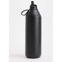 Chilly's Flip Lid Water Bottle 1000ml Black