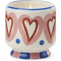 Paddywax Adopo Hearts Rosewood Vanilla Ceramic Candle 226g No Colour