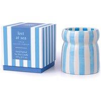 Paddywax Cabana Lost at Sea Striped Ceramic Boxed Candle 184g No Colour
