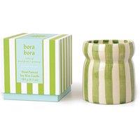 Paddywax Cabana Bora Bora Striped Ceramic Boxed Candle 184g No Colour