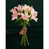 M&S Flower Market Pink Lily Letterbox Flowers