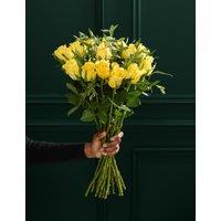M&S Flower Market Yellow Rose & Eucalyptus Letterbox Flowers