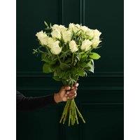 M&S Flower Market White Rose & Eucalyptus Letterbox Flowers