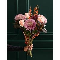 M&S Flower Market Purple Bloom & Ilex Bouquet