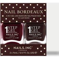 Nails Inc. Nail Bordeaux Nail Polish Duo No Colour