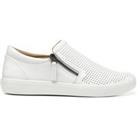 Daisy Wide Fit Leather Flat Trainers
