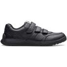 Kids Leather Riptape Trainers (3 Small - 8 Small)