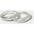 Autograph 2 Pack Silver Band Ring