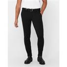 Buy Tapered Fit Flat Front Trousers