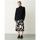 Buy Printed Midi Slip Skirt
