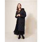Padded Hooded Relaxed Longline Coat
