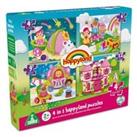 4 in 1 Happyland Puzzles Fairytale (2-5 Yrs)