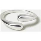 Autograph Sterling Silver Twist Ring