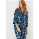 Snow Leopard Pyjama Top