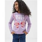 Pure Cotton Mittens Graphic T-Shirt (3-13 Yrs)