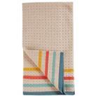 Organic Cotton Knitted Striped Shawl