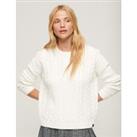 Buy Pure Cotton Cable Knit Relaxed Jumper