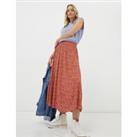 Buy Floral Pleated Midi Skirt