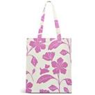 New Beginnings Canvas Floral Tote Bag