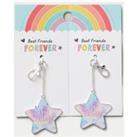 2 Pack BFF Star Ombre Keyring