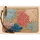 Jute Embroidered Pouch