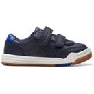 Kids Leather Riptape Trainers (4 Small - 6.5 Small)